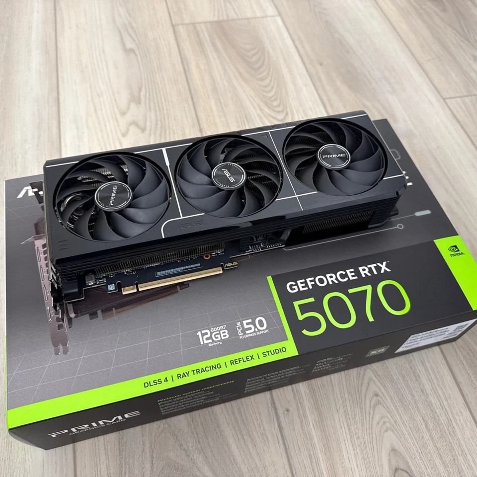 ASUS The SFF-Ready Prime GeForce RTX™ 5070 12GB GDDR7 Graphics Card - Photo 1/1