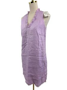 Tommy Bahama 100% Leinen Taschen Lavendel Damen Etuikleid Small NEU - Bild 1 von 5