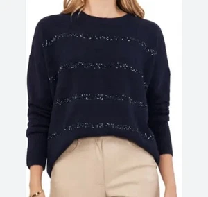 Michael Kors Stripe Sweater Black Size S - Picture 1 of 8