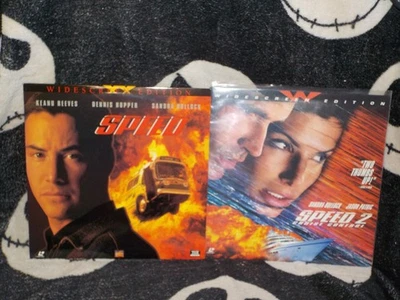 Speed 1 & 2 Cruise Control Widescreen Laserdisc LD Keanu Reeves Free Ship $50 - Image 1 of 4