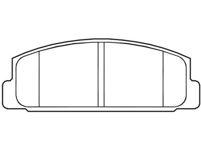 Juego de 6 pastillas de freno traseras Hawk 43257GXVX 2004 para Mazda 2003-2005 Foto 1 de 3