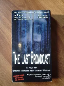 The Last Broadcast VHS , Very Good Condition. - Imagen 1 de 4