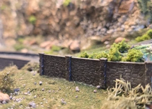 N scale stone retaining wall 1:160 - Picture 1 of 7