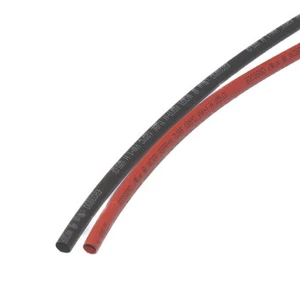 Tubo termoretraibile 2 m 2:1 Ø 5 mm poliolefina 1 m rosso e 1 m nero - Foto 1 di 1
