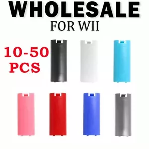 LOT 10-50Pcs Replacement Battery Cover Shell Case Clip For Wii Remote Controller - Picture 1 of 40