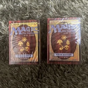 2 x Starter Deck Fifth Edition Magic The Gathering [Japanese Ver.] Sealed - Picture 1 of 2