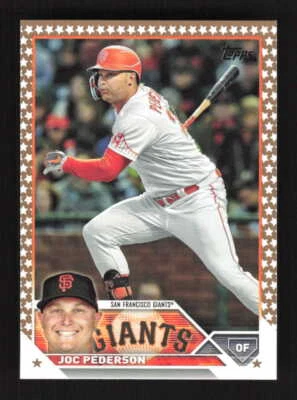 Joc Pederson  2023 Topps  Gold Star Parallel San Francisco Giants #508 - Image 1 of 2