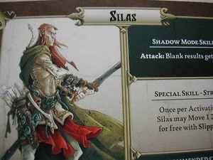 SILAS CROSSOVER CARD/KICKSTARTER EXCLUSIVE!!!MASSIVE DARKNESS / BLACK PLAGUE - Bild 1 von 1