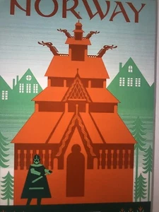 Disney Epcot Norway Pavilion Wondrous Word ll Collection Limited To 200 - Picture 1 of 1