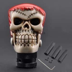 Red Hair Skull Car Shift Knob Manual Gear Stick Shifter Lever For Honda Odyssey - Bild 1 von 12