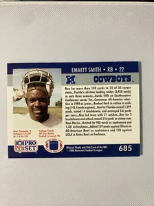 Emmitt Smith 1990 Pro Set #685 - Bild 1 von 1