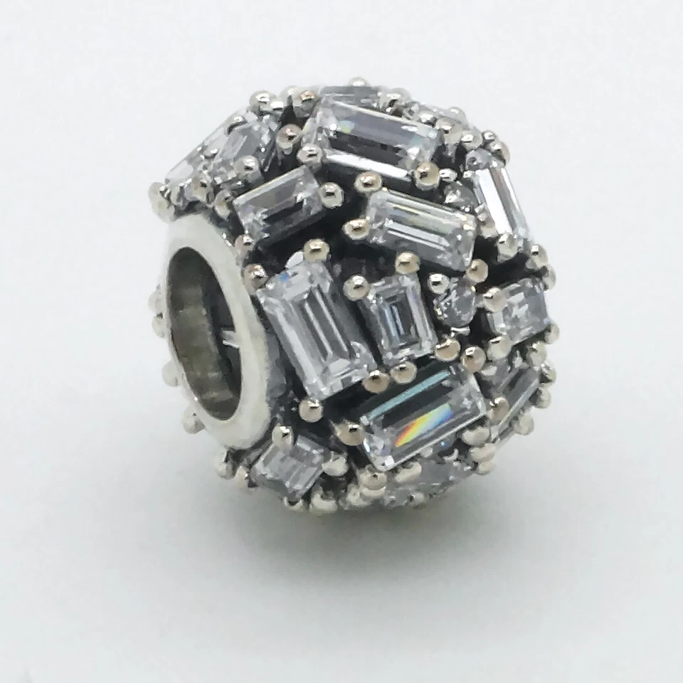 Original Pandora Charm Klare Eiswürfel Silber 797746CZ Neu - Bild 1 von 1