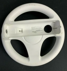 White Wii Steering Wheel/Racing Wheel for Nintendo Wii - Picture 1 of 2