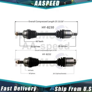 CV Joint CV Axle Shaft Assembly Front For Hyundai Azera 2016 2015 2014 2013 2012 - Picture 1 of 3