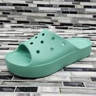 Crocs Classic Platform Jade Stone Women's Slides Size 9