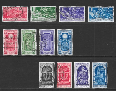 ITALIA SCOTT 1930 - 1934 JUEGOS PARCIALES USADOS (3) - ¡BONITOS! Foto 1 de 2