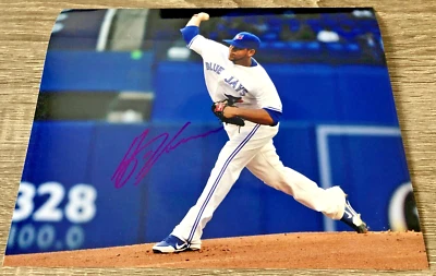 Foto autografiada autografiada autografiada por Henderson Álvarez - Toronto Blue Jays 8x10 MLB Foto 1 de 2