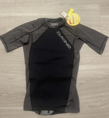 Dakine Thrillium S/S Jersey UPF Stretch Anti Microbial/Odor Black Men's Size S - Imagem 1 de 4