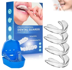 Night Guard for Teeth Grinding & Clenching – Reusable, Stops Bruxism (4-Pack) - Picture 1 of 6