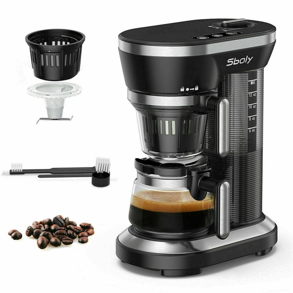 Sboly SYCM-3000 Coffee Machine Grind and Brew 2 In 1 Coffee Maker with Grinder Photo Related