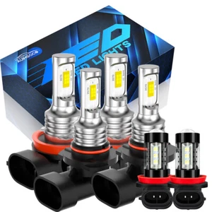 For Toyota Camry LE Sedan 4-Door 2.4L 2007-2014 LED + Fog Light Bulbs - Picture 1 of 20