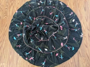 Girls 50s 60s circle tiered skirt circus performers acrobats MCM Titan Vintage - Picture 1 of 6