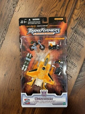 Transformers Universe Sunstorm w Inferno & Street Action Mini Cons,2003 MOSC New - Image 1 of 4