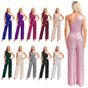 Women Bodysuit Unique Jumpsuit Fashion Show Straight Leg Pants Street Wear Bar - Picture 1 of 147