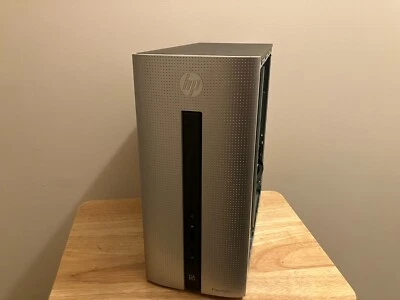 Used HP 550-a114 Desktop Computer Windows 10 8gb Ram 240GB SSD - Image 1 of 4
