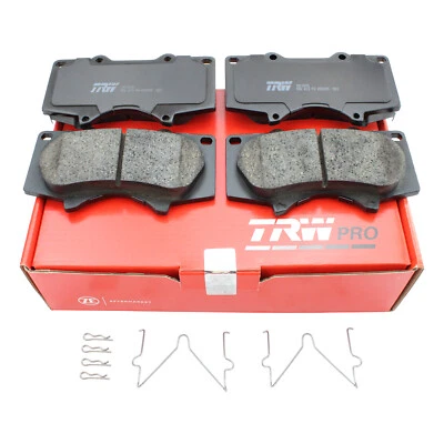 Juego de pastillas de freno delanteras de cerámica TRW Pro para GX460 4Runner FJ Cruiser Sequoia Tacoma Foto 1 de 4