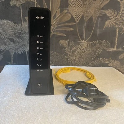 Comcast/Xfinity ARRIS TG862G Residential Gateway & Router Wireless Modem & Cords - Image 1 of 4