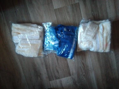 Mono crown fuzzy halter pads blue, natural. faux fur halter cover — 第 1/3 张图片