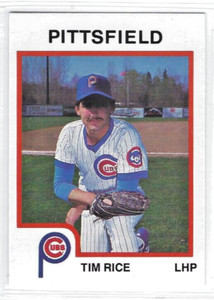 1987 Pittsfield Cubs (Double A-Chicago Cubs) Tim Rice