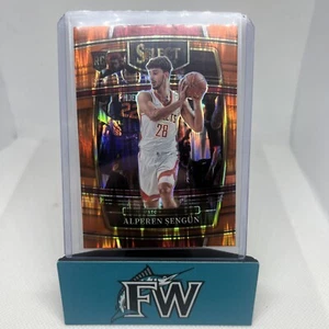 2021-22 Panini Select Alperen Sengun #19 Orange Shock Prizm Rockets RC - Picture 1 of 2