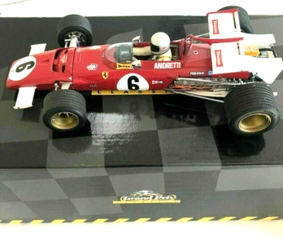 1:18 Exoto 1971 Ferrari 312B coche de carreras F1 S. Premio de África Mario Andretti GPC97061 Foto 1 de 4