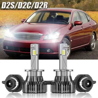 Para Infiniti Q45 2005-2006 haz bajo D2S 6000K xenón blanco faros cantidad 2 Foto 1 de 4