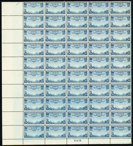 C20, Mint NH 25¢ Airmail Complete Sheet of 50 ^^Stuart Katz - Picture 1 of 1