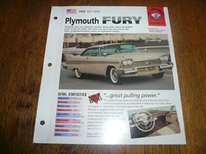 1958 Plymouth Fury IMP BROCHURE  - Picture 1 of 3