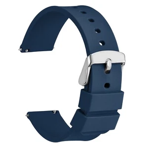 WOCCI Straps 14mm 16mm 18mm 19mm 20mm 21mm 22mm 24mm Silicone Rubber Watch Bands - Picture 1 of 87