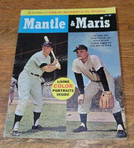 MANTLE & MARIS (1961) One-Shot Magazine capitalizing on their Home Run Race LOOK - Picture 1 of 13