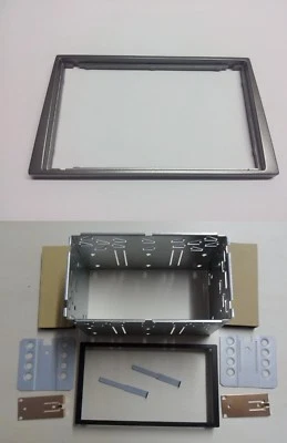 OPEL MOVANO- MASCHERINA AUTORADIO 2DIN CON PLANCIA -GRIGIO SCURO - Immagine 1 di 3