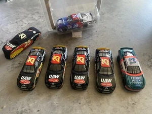 Jerry Nadeau #25 #13 Lot Of 6 Racing Champions 1:64 Chevy Ford With 1 Car Cover - Picture 1 of 4