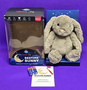 Gemma Joy Bedtime Bunny Premium Baby Sleep Soother Cry Sensor White Noise Plush - Picture 1 of 12