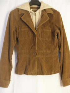 NORI: Juniors Size 1 Long Sleeve Corduroy Longsleeve Hoodie/Jacket - Picture 1 of 6
