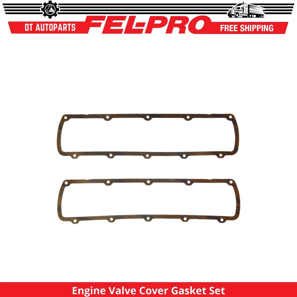 For 1964-1971 Oldsmobile 442 Engine Valve Cover Gasket Set Fel-Pro 1965 1966 - Image 1 of 1