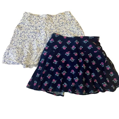 Crewcuts Girls Size 6-7 Set of Two Pull On Skorts Floral Print - Image 1 of 4
