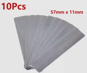 10 PIEZAS Compresor de Aire Reña Válvula Placa Bomba Cabeza Pistón Placa de Acero 57mm x 11mm - Imagen 1 de 3
