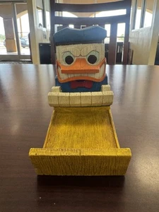 VINTAGE WALT DISNEY DONALD DUCK TIKI POST IT HALTER TOP ZUSTAND - Bild 1 von 6