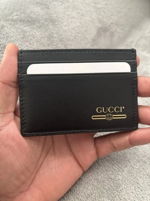 Gucci Vintage Logo Card Holder Wallet - Image 1 of 4