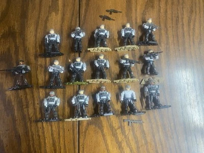 Halo Mega Construx Flood Invasion UNSC Marines x15 NMPD x1 Lot - Image 1 of 4